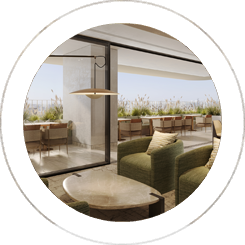 Host Meetings at The Co-Working Lounge at 200 Feet