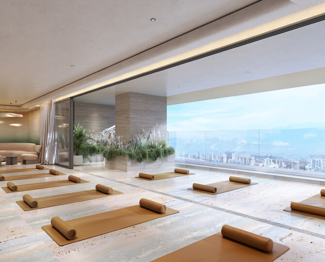 Sky Garden – Meditate at Yoga Deck at 400 feet